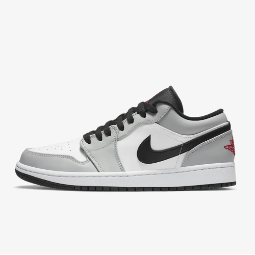 白雪 Nike Jordan 1 Low Shoes Sneakers 'Light Smoke Grey' (553558