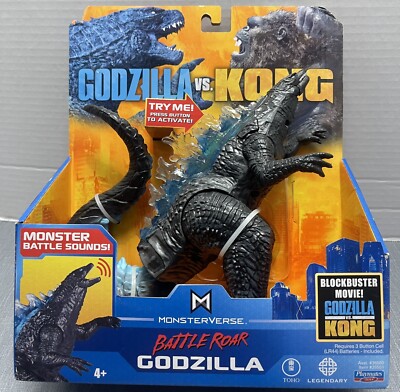 Playmates Toys MonsterVerse Battle Roar Godzilla Action Figure New!
