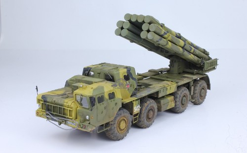Lanzacohetes de largo alcance modelo construido profesional preventa 1:35 9A52-2 Smerch - Imagen 12 de 24