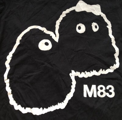 NWOT M83 Junk 2016 Tour Band T-Shirt, Black, Men s Sm, Shoegaze Synth Pop