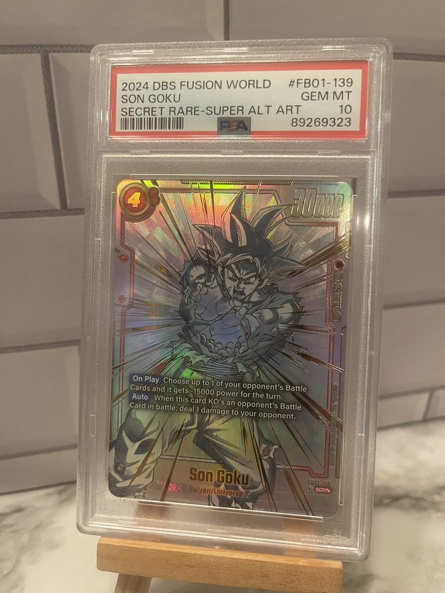 2024 DBS Dragon Ball Fusion World Son Goku Secret Rare Super 2024 DBS Dragon Ball Fusion World Son Goku Secret Rare Super