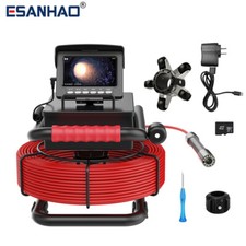 10M Pipe Inspection Video Camera 22mm 1000TVL 4.3inch Monitor 16GB Sewer Camera