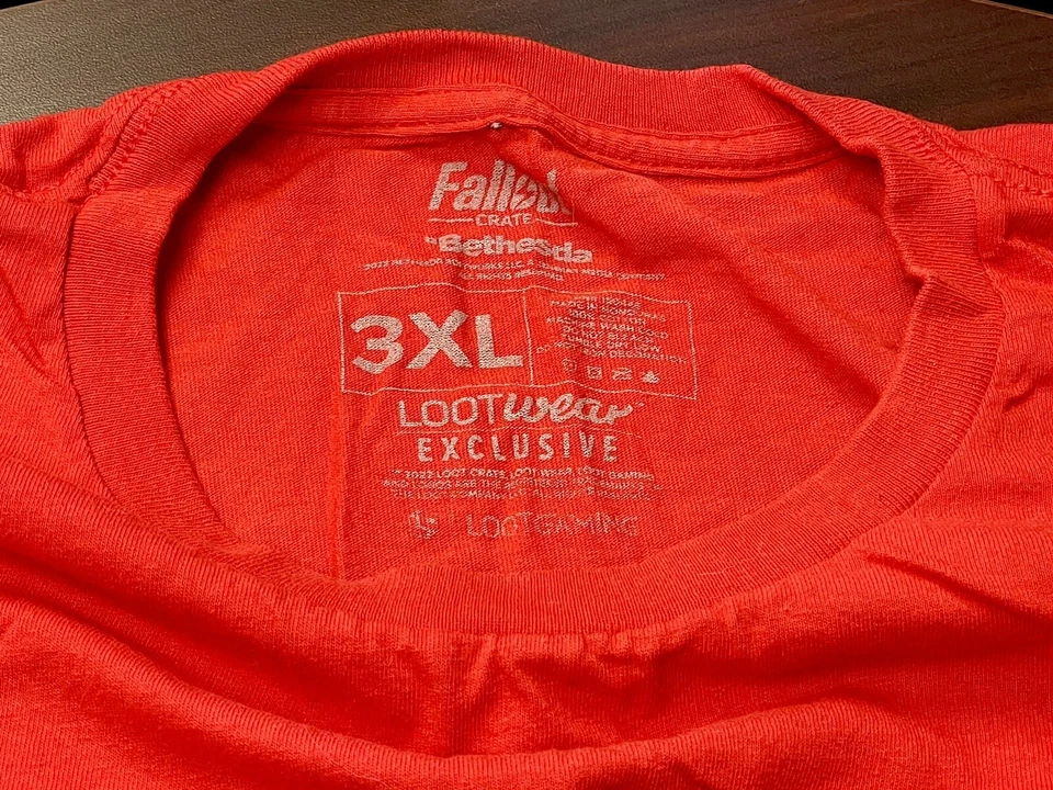 FALLOUT "Brotherhood of Steel BoS Power Armor" T-SHIRT Size 3XL LootCrate Gaming - Image 3 of 4
