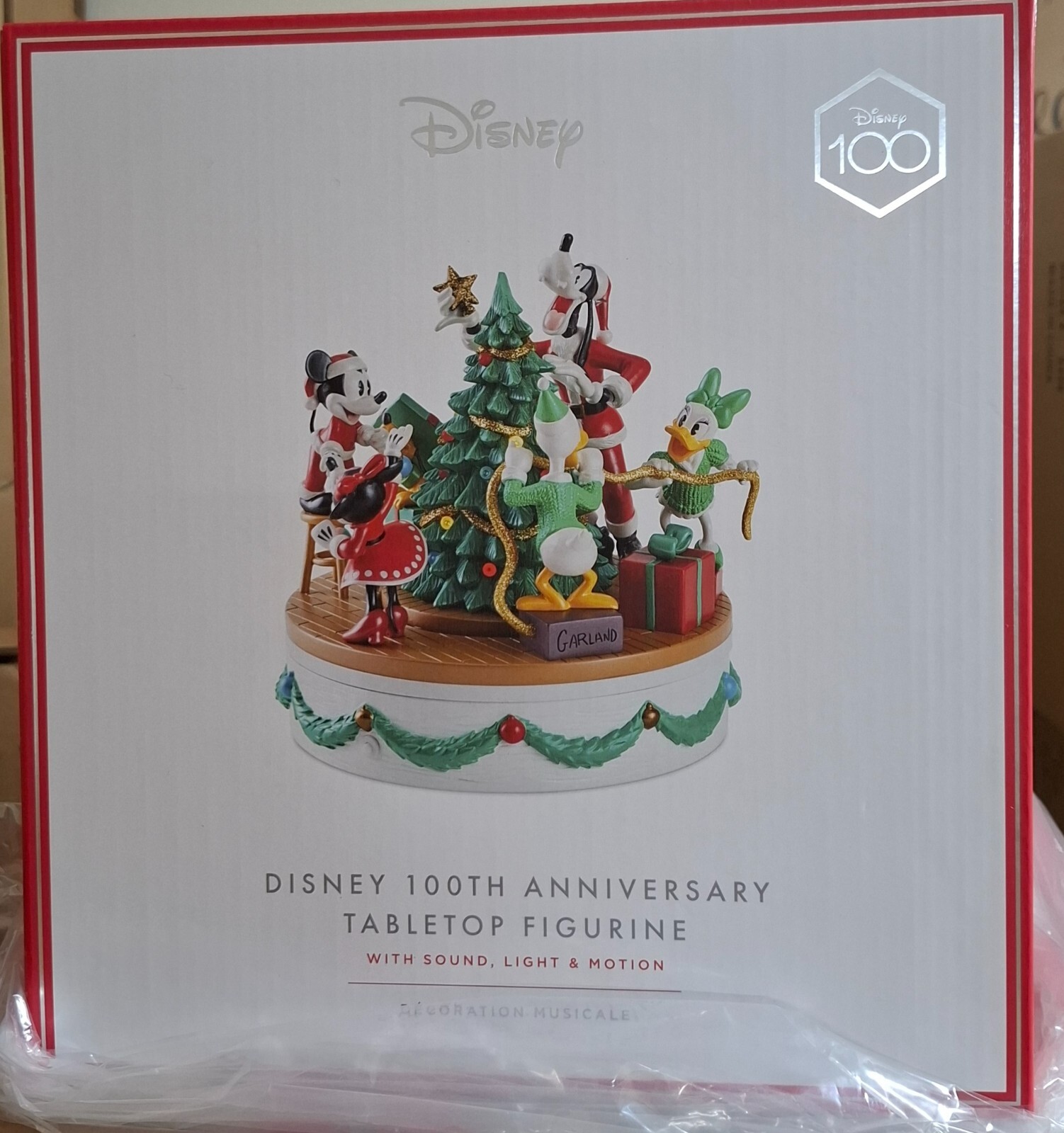 Hallmark Disney 100th Anniversary Tabletop Figurine With Sound Light Motion New!