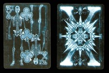 1 x playing card Bicycle Karnival X-Treme - 3 of Clubs ZT 31