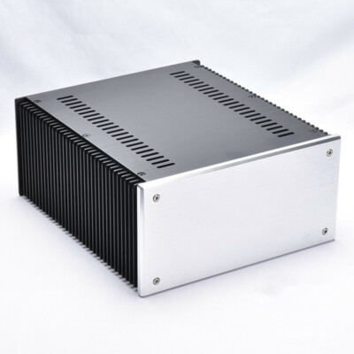 BZ2412A All Aluminum Class A Power Amplifier Housing Audio Amp Chassis DIY Case