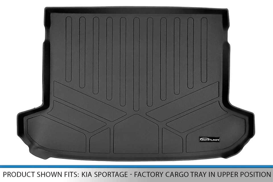SMARTLINER Custom Fit Cargo Trunk Liner 2017-2021 Kia Sportage (Upper Position) Foto 3 de 4