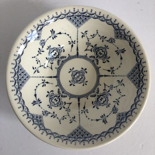 Vintage H Aynsley Co Copenhagen Cereal Bowls 6 .5" Ironstone England Set 8 - Picture 2 of 24
