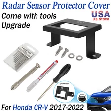 Theft Radar Sensor Protector Cover Kit For Honda CRV 2017-2022 w/ Hardware Tool