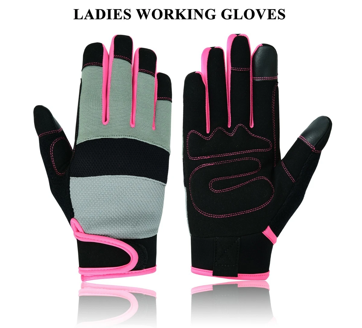 Ladies Work Gloves Hand Protection Mechanic Farmer s Gardening DIY Cleaning UK