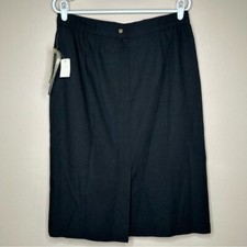 Prophecy VTG NWT Black pencil Skirt Size 16 career office preppy