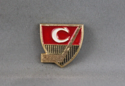 Broche Vintage Hockey Spartak Moscou - Pin's Estampillé URSS - Bleu