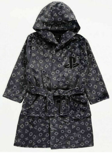 OFFICIAL PLAYSTATION DRESSING GOWN - EXCELLENT PRESENT / GIFT (15-16 years) - Picture 1 of 4