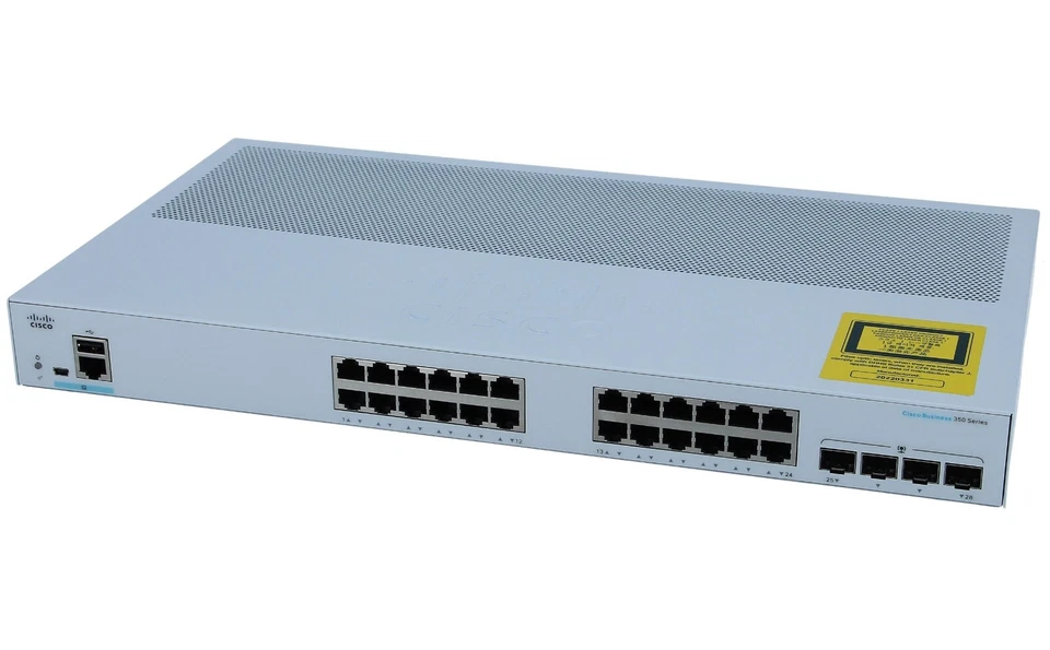 Cisco CBS350-24T-4G 24-Port Gigabit Managed Switch - Image 2 of 3
