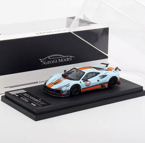 AM 1/64 Scale For Ferrari MANSORY F8XX Gulf Diecast car Model Toy Gift NIB - Picture 2 of 6