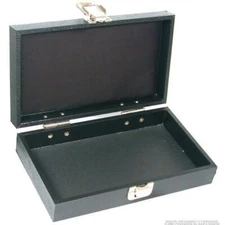Travel Display Case Showcase Black Storage Show Tray