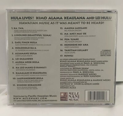 Kimo Alama KEAULANA and Lei Hulu - Hula Lives! - CD, 2004 Hawaiian