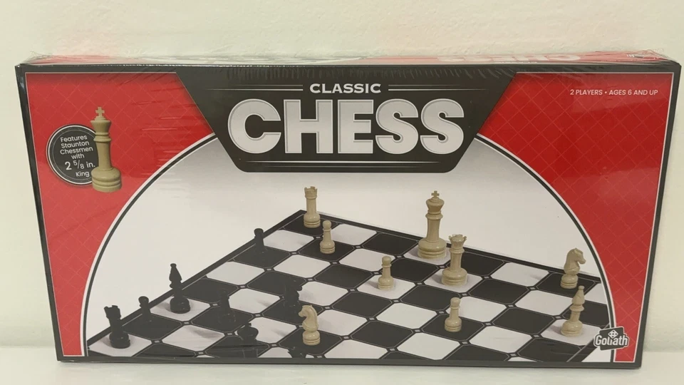 2021 Goliath Classic Chess NIB 2-5/8" King - Chess Set ~Brand New Sealed~ - Image 3 of 4