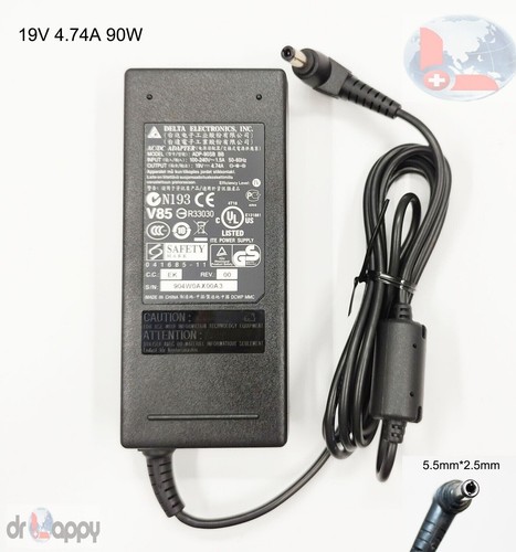90W AC Power Adapter Charger for ASUS U36 U36JC U36SD U36S U36J A550Z A550ZA - Picture 3 of 5