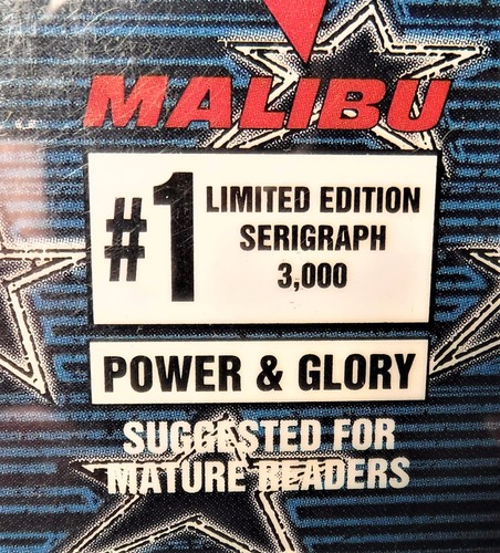 Bravura/Malibu Comics Power and Glory #1 Serigraph Edition LE 3,000 - Picture 2 of 4