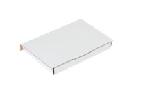 Cardboard DVD Mailers Corrugated Box Die Cut Shipping Boxes Small White 50 Pack