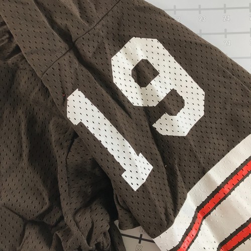 Vintage Cleveland Brown Jersey Size 2XL Rawlings Brown White Orange #19 NWT - Picture 6 of 12