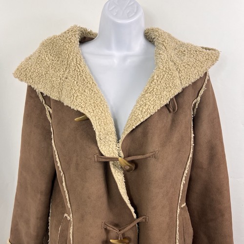 Nine West Kapuzenjacke Damen Large Langarm Kunstleder schwer - Bild 8 von 16