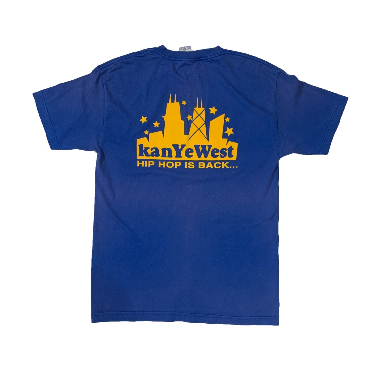 00s Kanye West HIP HOP IS BACK　Tシャツ　茶　L 00s Kanye West HIP HOP IS BACK Tシャツ 茶 L