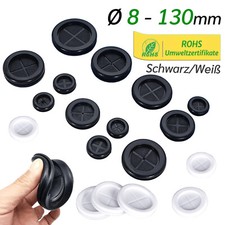 Tülle Gummitülle Kabeldurchführung Gummi Stopfen 8-130mm Kabel Durchgangstüllen