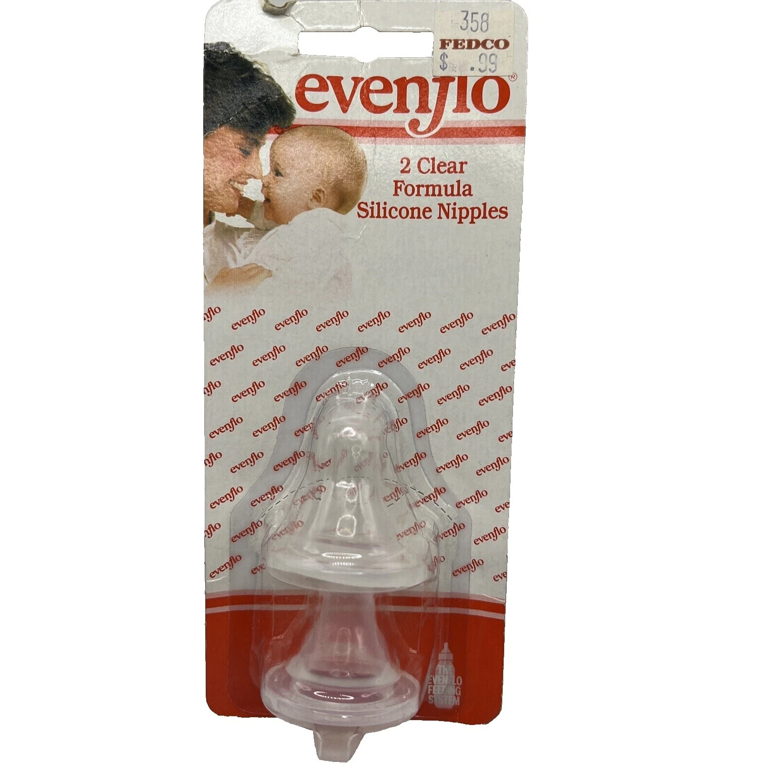 Evenflo 0 meses Bebé botella Pezones