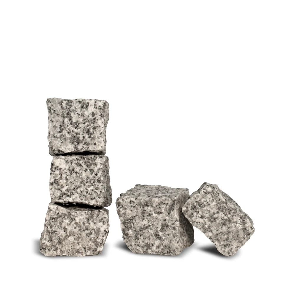 BigBag 1000 kg Granit Pflastersteine 4/6 cm – Garten | Stein Natur Weg Bau - Bild 3 von 4