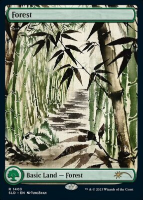 [1x] Forest (1403) - Foil Near Mint, English Secret Lair MTG Magic