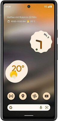 Google Pixel 6a G1AZG - 128GB - Charcoal (Ohne Simlock) (Dual-SIM