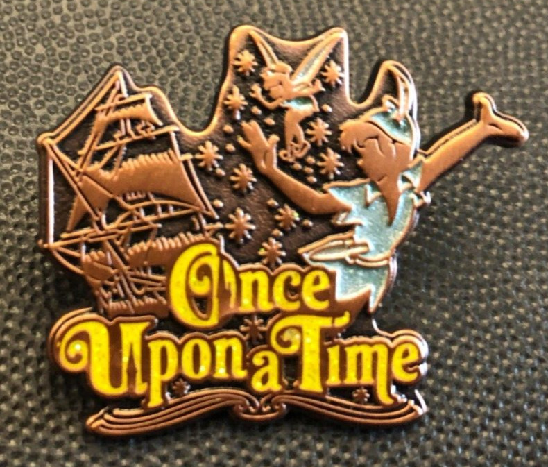 Disney pin 101388 Peter Pan Tinker Bell Once Upon A Time Tokyo pirate ship jolly