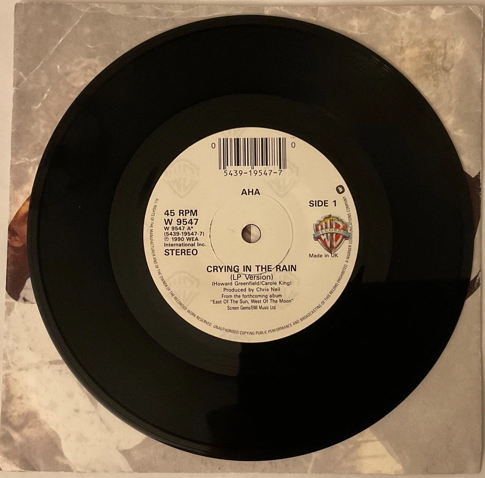 A-Ha - Crying In The Rain - 7” Vinyl Single - Image 3 of 4
