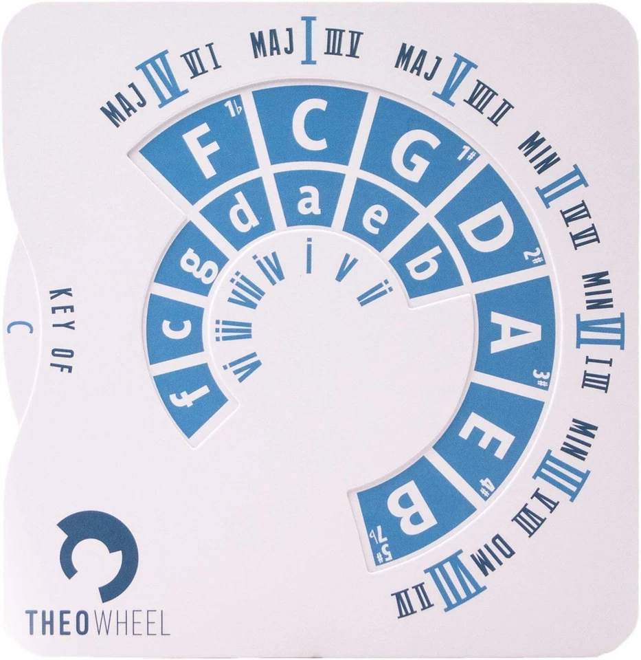 Theo Wheel - Music Theory Circle of Fifths Educational Learning Tool - USA Made - Image 3 of 4