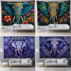 Elephant Series Room Background Cloth Animal Tapestry Living Room Wall Hanging