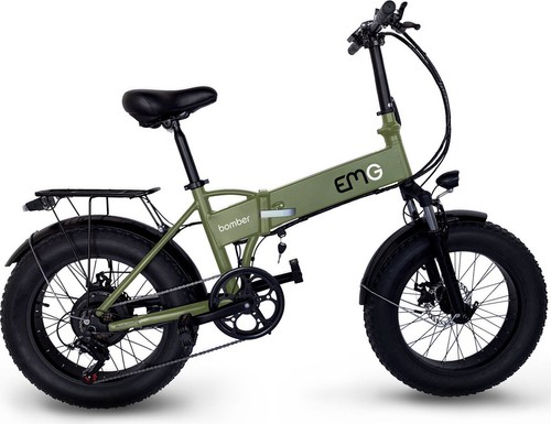 EMG Bicicletta elettrica E-Bike Bici Pieghevole Fat Bike 250 W 20\