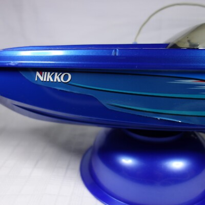 Nikko Zephyr Blue Radio Control RC Boat 27 MHz #300073