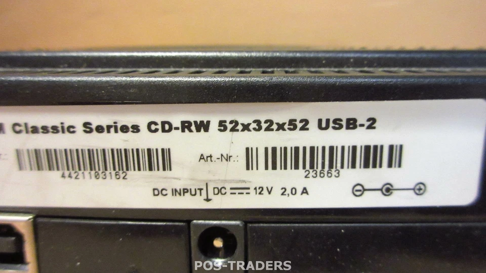 FREECOM CLASSIC CD-RW DRIVE 52x32x52 USB 2.0 - EXCL PSU - Bild 3 von 3