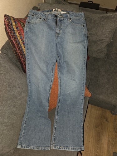 Levis Misses Stretch Low Rise Medium Bootcut Jeans Sz 10 - 第 1/4 張圖片