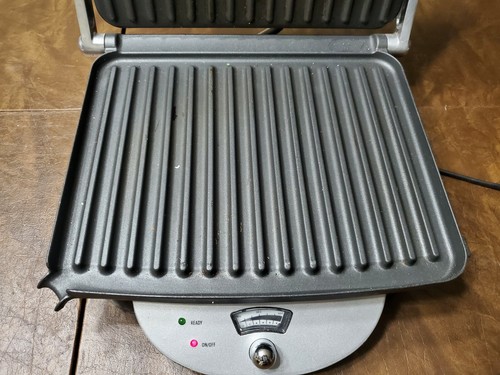 DeLonghi CGH800 Grill And Panini Press Stainless Steel NonStick Cooking Surface - Picture 10 of 11
