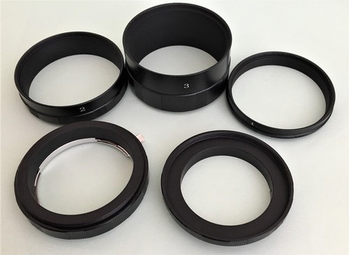 Macro Extension Tube Set for Extreme Close-up Imaging for Canon EOS,BN - Picture 7 of 7