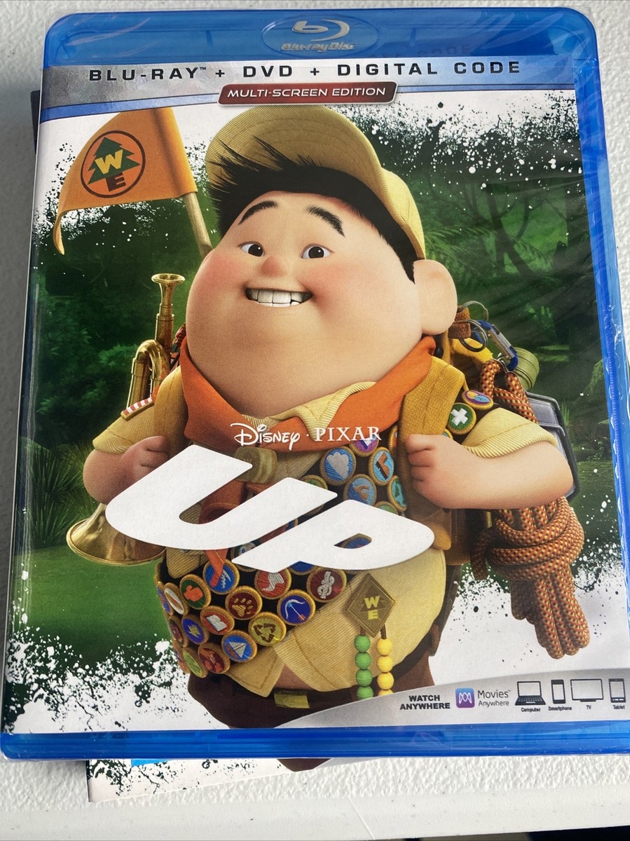 Up Disney Blu-ray + DVD + Digital Code New Sealed Pixar With
