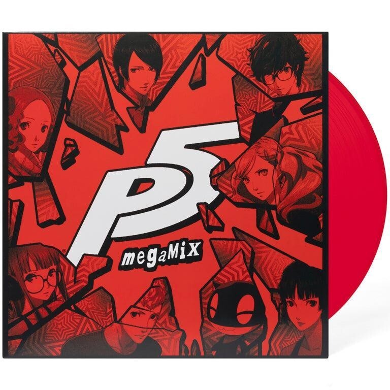 暁Records BOOTH通販限定スペシャル5点セット Persona 5 Megamix Vinyl Record Soundtrack LP Red VGM OST P5 Atlus