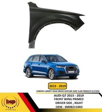 AUDI Q7 2015 - 2019 FRONT WING FENDER PRIMED ALUMINIUM DRIVER SIDE RIGHT