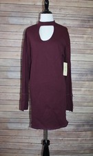 New RD Style Choker Neck Cut Out Sweatshirt Dress (Size S)