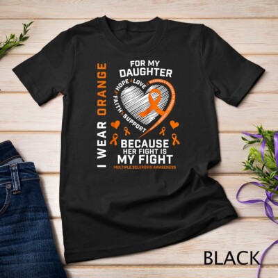 MS Gifts Apparel Fight Daughter Multiple Sclerosis Awareness Unisex T-shirt