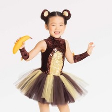 Dance Costume Large Child Brown Revolution RC20908 Jazz Tap Musical Theater