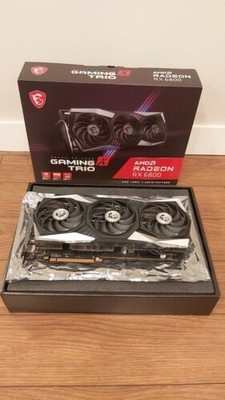 MSI Radeon RX 6800 GAMING X Trio 16GB GDDR6 Graphics Card Used